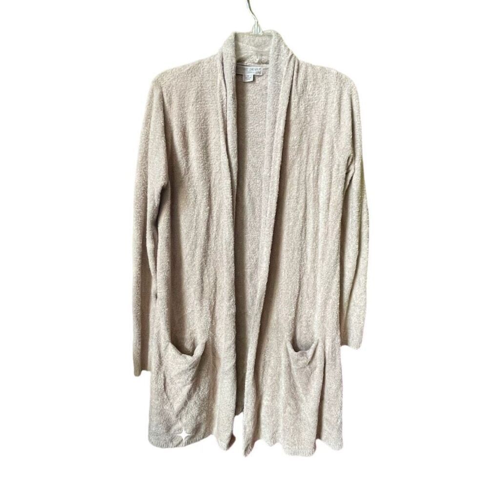 BAREFOOT DREAMS cozy chic lite size M open front cardigan.